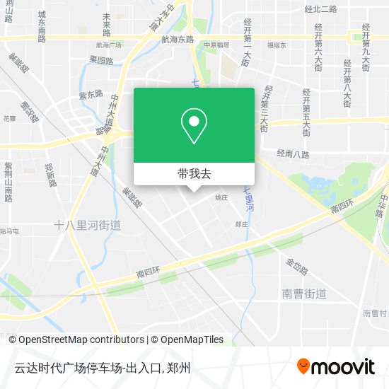 云达时代广场停车场-出入口地图