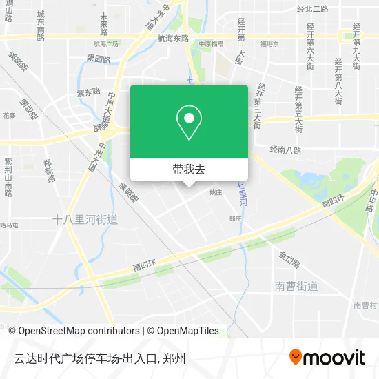 云达时代广场停车场-出入口地图