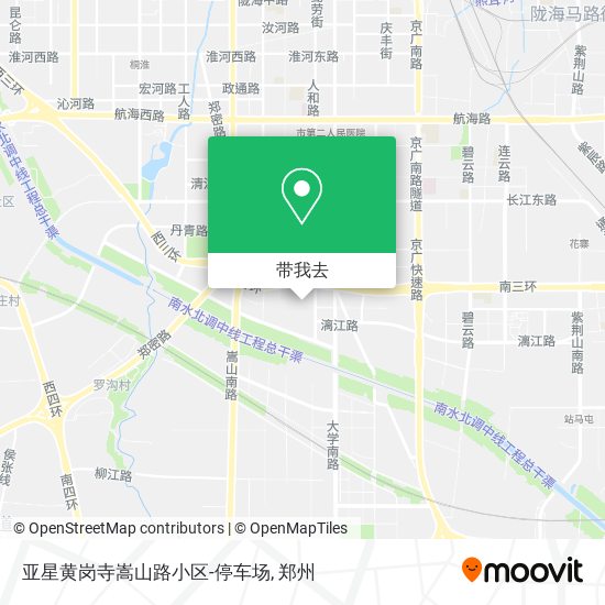 亚星黄岗寺嵩山路小区-停车场地图