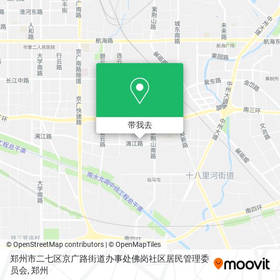 郑州市二七区京广路街道办事处佛岗社区居民管理委员会地图