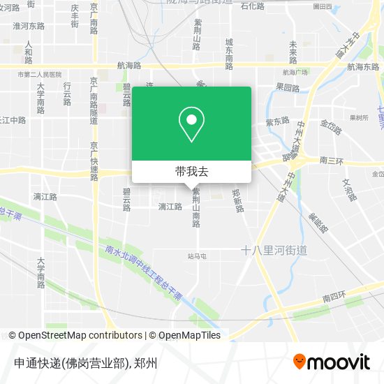 申通快递(佛岗营业部)地图