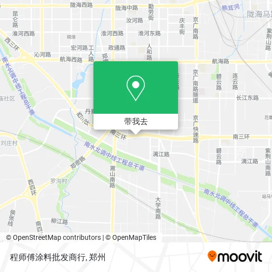 程师傅涂料批发商行地图
