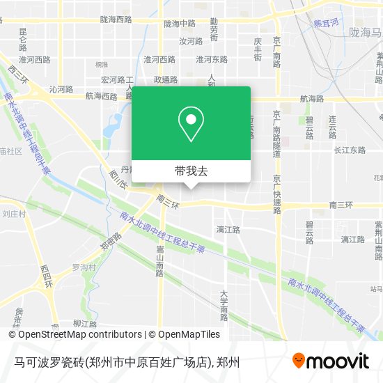 马可波罗瓷砖(郑州市中原百姓广场店)地图