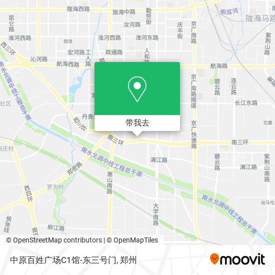 中原百姓广场C1馆-东三号门地图