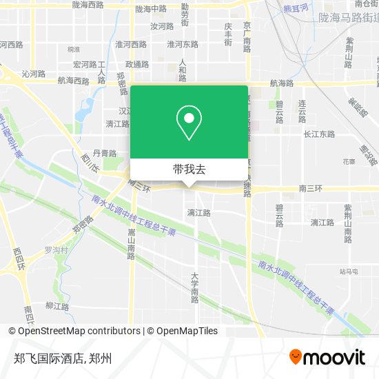 郑飞国际酒店地图