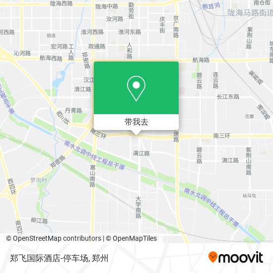 郑飞国际酒店-停车场地图