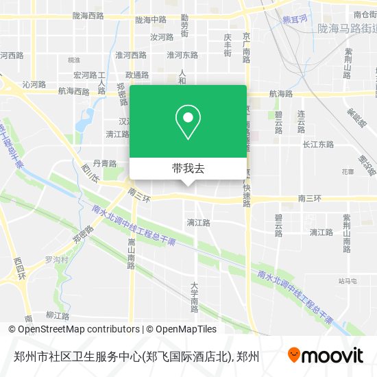 郑州市社区卫生服务中心(郑飞国际酒店北)地图