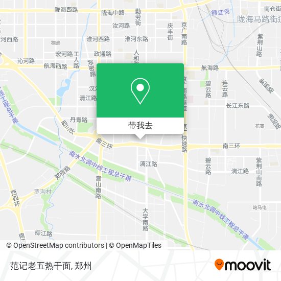 范记老五热干面地图
