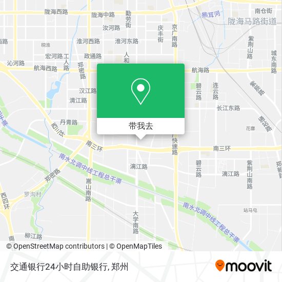 交通银行24小时自助银行地图
