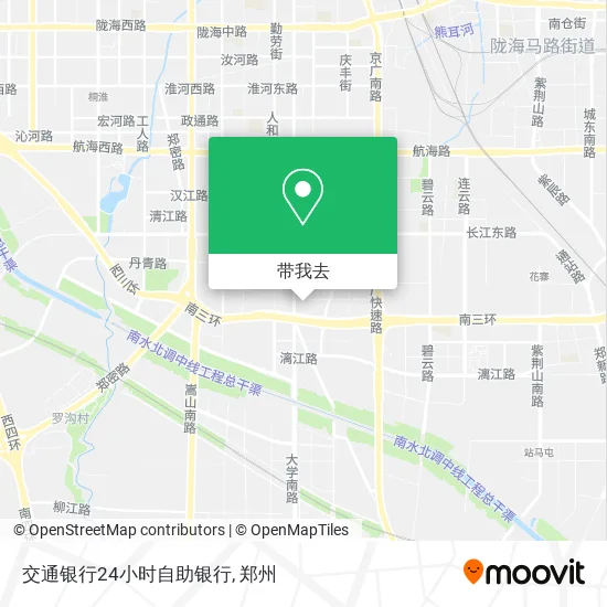 交通银行24小时自助银行地图