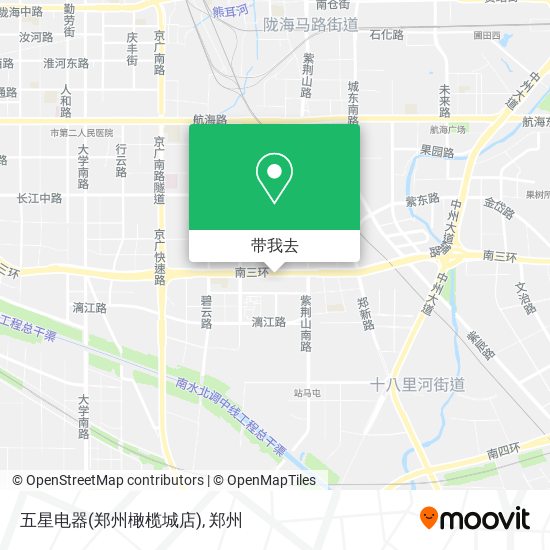 五星电器(郑州橄榄城店)地图