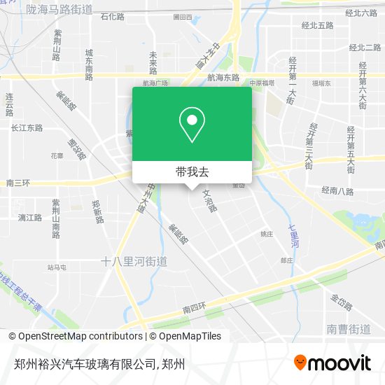 郑州裕兴汽车玻璃有限公司地图