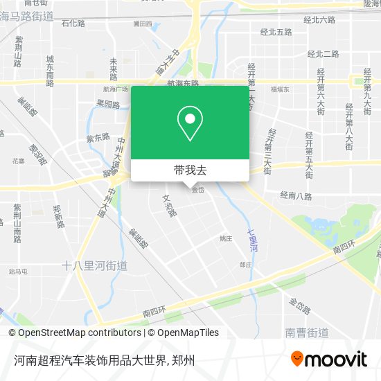 河南超程汽车装饰用品大世界地图