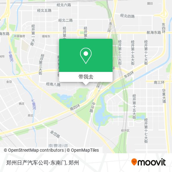 郑州日产汽车公司-东南门地图