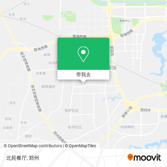 北苑餐厅地图