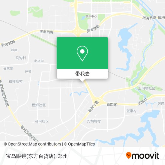 宝岛眼镜(东方百货店)地图