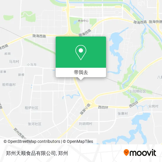 郑州天顺食品有限公司地图