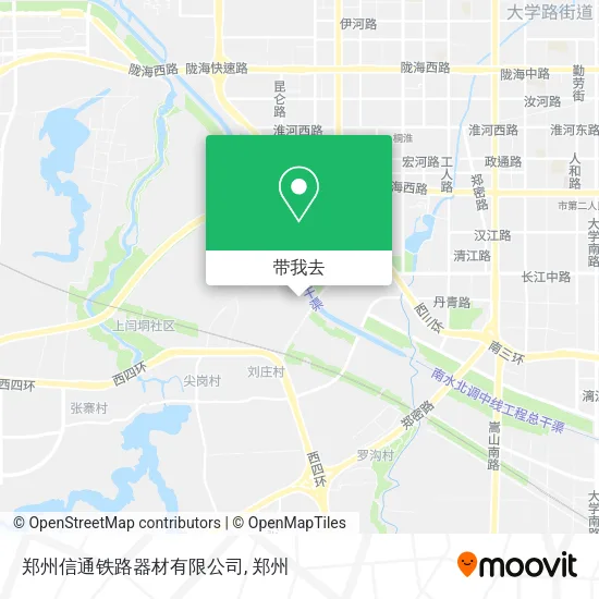 郑州信通铁路器材有限公司地图