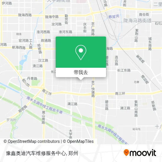豫鑫奥迪汽车维修服务中心地图