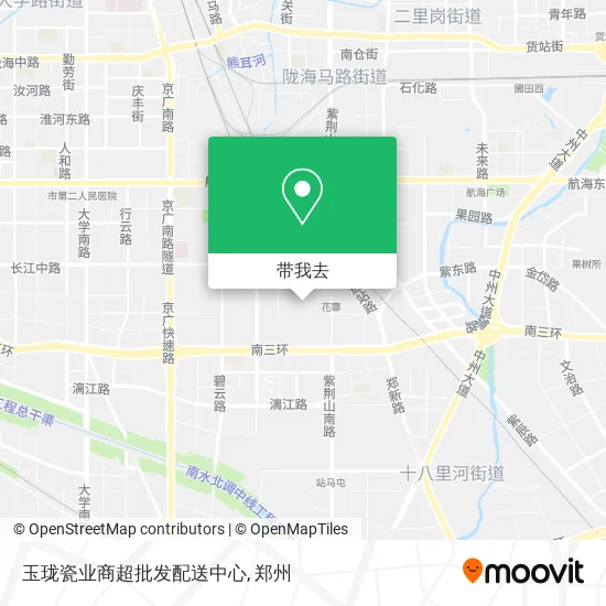 玉珑瓷业商超批发配送中心地图