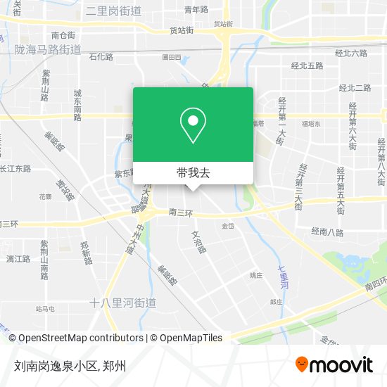 刘南岗逸泉小区地图