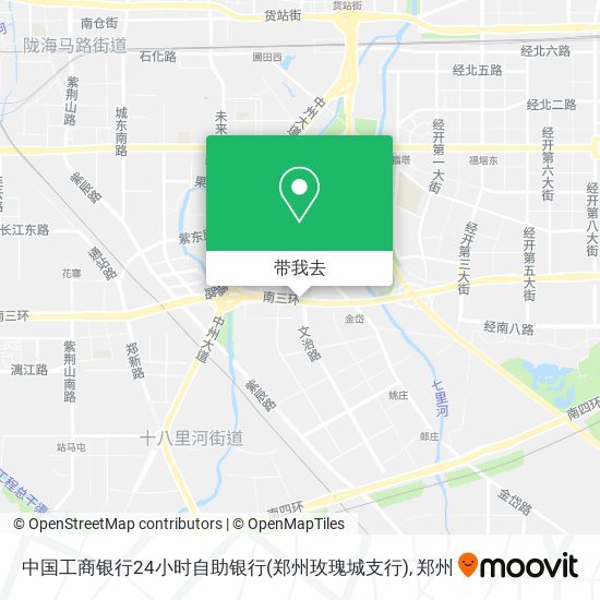 中国工商银行24小时自助银行(郑州玫瑰城支行)地图