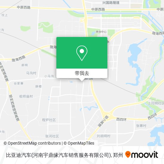 比亚迪汽车(河南宇鼎缘汽车销售服务有限公司)地图