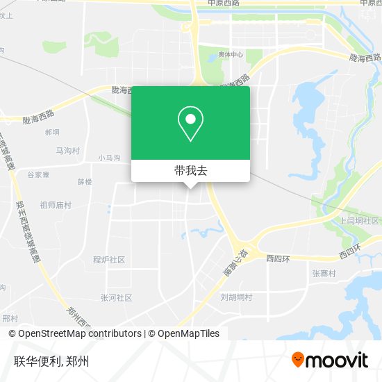 联华便利地图