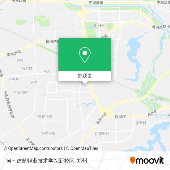 河南建筑职业技术学院新校区地图