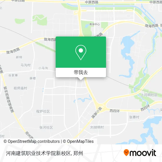 河南建筑职业技术学院新校区地图
