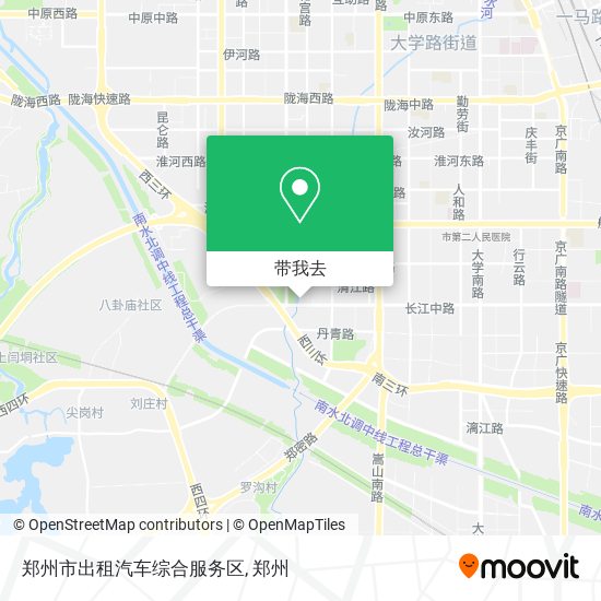 郑州市出租汽车综合服务区地图