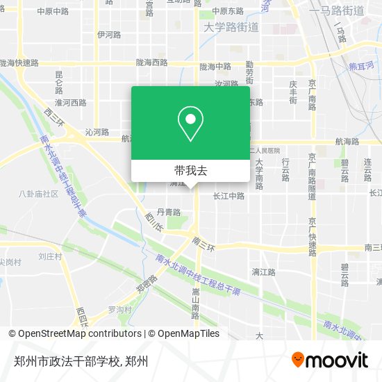 郑州市政法干部学校地图