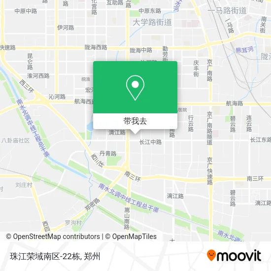 珠江荣域南区-22栋地图
