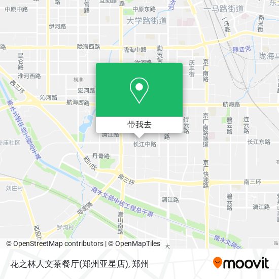 花之林人文茶餐厅(郑州亚星店)地图