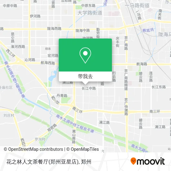 花之林人文茶餐厅(郑州亚星店)地图