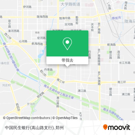 中国民生银行(嵩山路支行)地图
