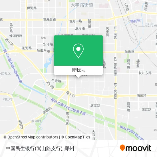 中国民生银行(嵩山路支行)地图
