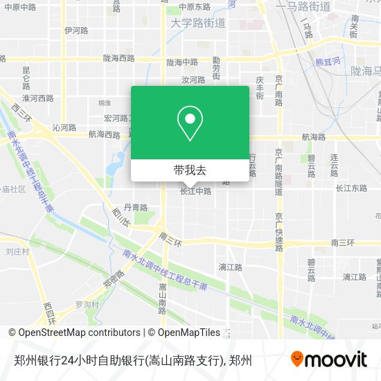 郑州银行24小时自助银行(嵩山南路支行)地图