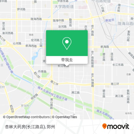 杏林大药房(长江路店)地图
