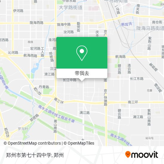 郑州市第七十四中学地图