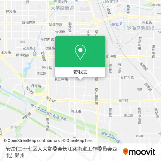 安踏(二十七区人大常委会长江路街道工作委员会西北)地图