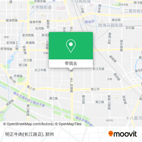 明正牛肉(长江路店)地图