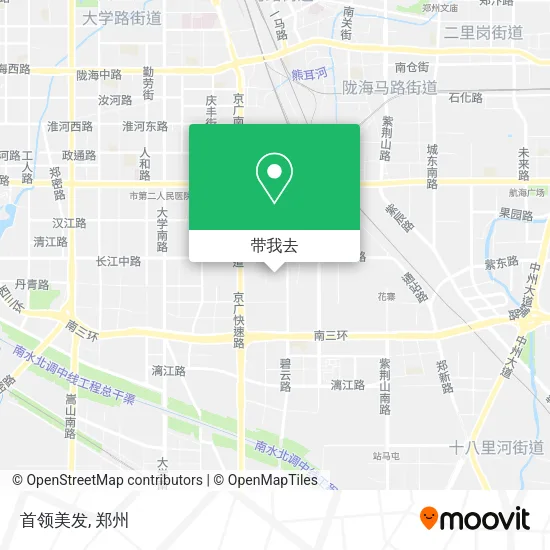 首领美发地图