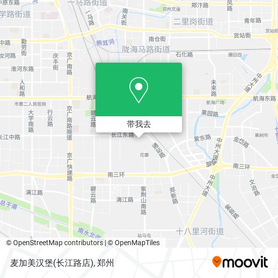 麦加美汉堡(长江路店)地图