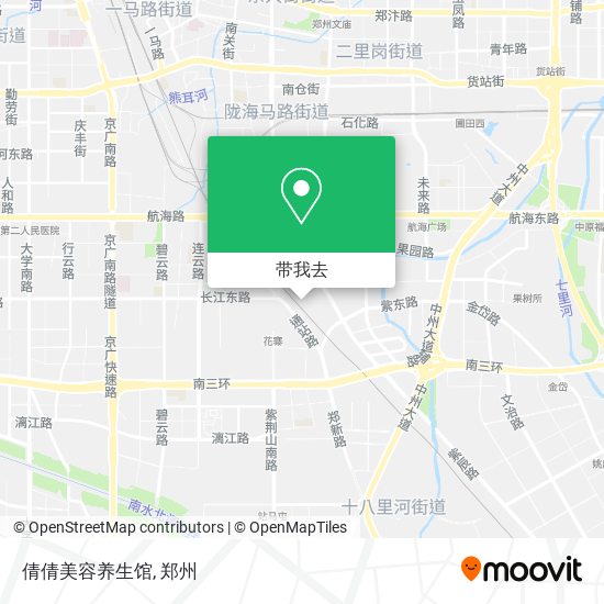 倩倩美容养生馆地图