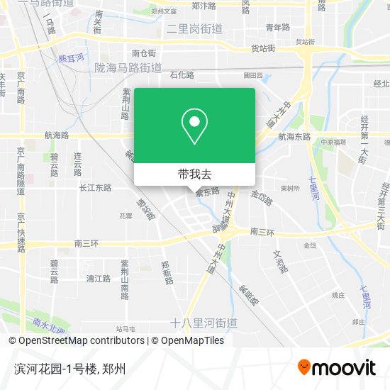 滨河花园-1号楼地图