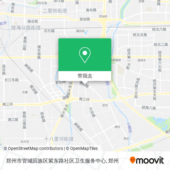 郑州市管城回族区紫东路社区卫生服务中心地图