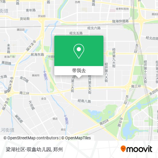 梁湖社区-双鑫幼儿园地图