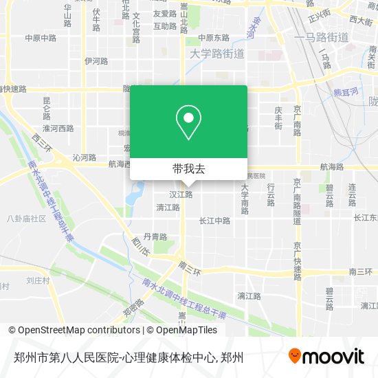 郑州市第八人民医院-心理健康体检中心地图
