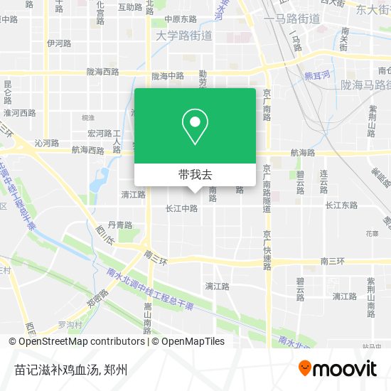 苗记滋补鸡血汤地图